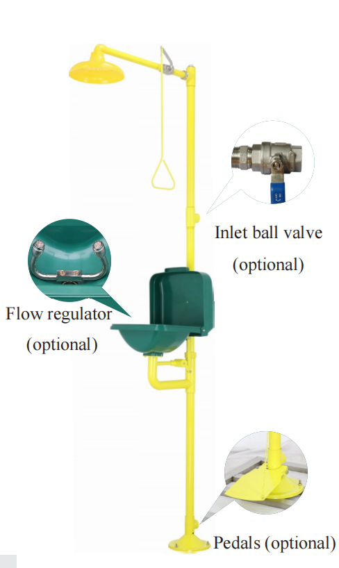 ABS Linkage Flip-top Double-proof Composite Eyewash